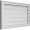 Ekena Millwork Vertical Surface Mount PVC Gable Vent: Functional, w/ 2"W x 1-1/2"P Brickmould Frame, 30"W x 18"H GVPVE30X1802SF - alternate 2